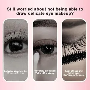 Eyeliner Guide Tool | Portable Multifunctional Eyeliner Stencils Lightweight Eyeliner Tool for Winged Eyeliner Lashes Lip Liner Eye Makeup Tool for Beginners Frifer Purple - Several Options