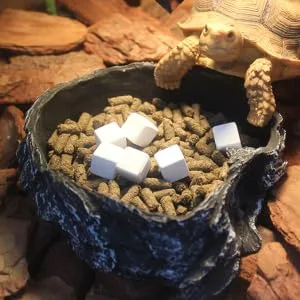 SEWACC 6pcs Reptile Blocks Fish Tank Substrate Natural Minerals Supplement Cubes for Turtles Reptiles - product information 3
