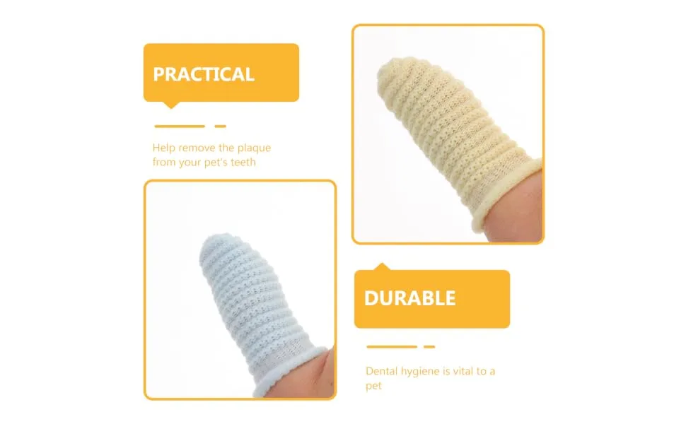 HAPINARY Pet Joy 10Pcs pet toothbrush chewable toothpaste on the go toothbrush single use Puppy Toothbrush - product information 5
