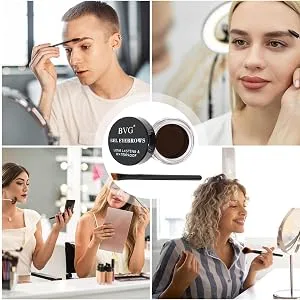 Eyebrow Grooming Kit Eyebrows Gel Eyebrow Kit Long Lasting Waterproof Brow Cream Brow Tool with Eyebrow Brush Eyebrow Tinting Kit 04 - Superb Materials