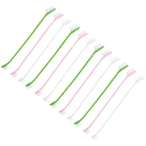 GRIRIW Puppy Toothbrush 12pcs Double Head Dog Toothbrush Doggie Toothpaste Cat Oral Toothbrush Handheld Pets Toothbrush Soft - product information 2