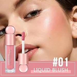 - Moisturizing Liquid Waterproof Velvet Cheek Tint for Cheeks Eyes Lips Long-Lfor Girls Frifer 03# - Multi-color Design