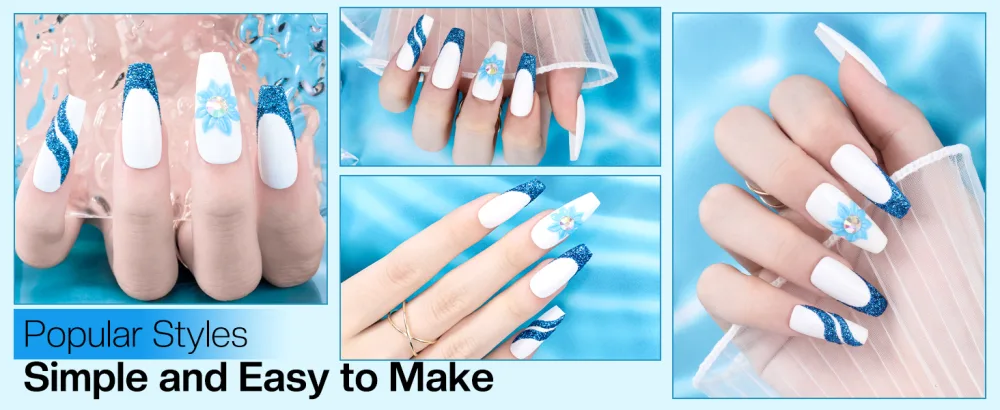 Morovan Slip Solution Poly Gel 2.5oz Nail Extension Gel Slip Solution Anti-stick Gel Solution Liquid With Brush Nail Tips Clips Crystal Cup for Poly Nail Gel Nail Art Kit Easy DIY - product information 8