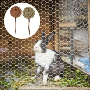 Hohopeti 10pcs Pet Lollipop Pet Chewing Sticks Hamster Chewing Playthings Guinea Pig Chew Plant - product information 6