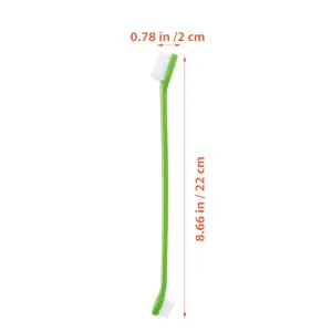 BCOATH 10pcs Puppy for Cat Pets Small Supplies Portable Nylon Clean Tooth Pet Dual-head Dog Brush - product information 2