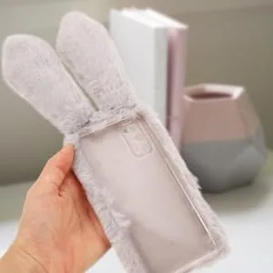 BRIGHTFUFU S20 Phone Case Phone Case Phone Cover for S20 Plush Case for S20 S22 Shell Rabbit S20 Shell Samsung Galaxy S20 Light Grey - product information 4