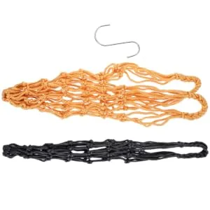 NOLITOY 2pcs String Chicken Feeding Black Hooks for Hanging Foraging Tool Chicken to Feed Tool Belt Nylon - product information 1