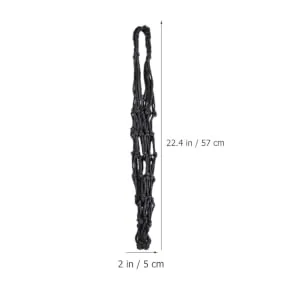 NOLITOY 2pcs String Chicken Feeding Black Hooks for Hanging Foraging Tool Chicken to Feed Tool Belt Nylon - product information 2