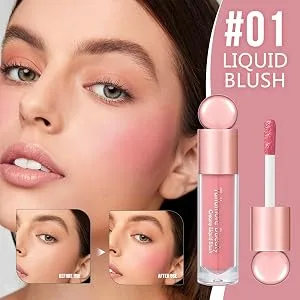 - Velvet Liquid for Cheeks Makeup Liquid Lightweight Cheek Tint Long-Lasting for Cheeks Eyes Frifer 06# - Natural and Nourishing Blush
