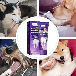 Cat Toothpaste Freshens Breath Cleaning Dog Pet Toothpaste - Safe and Effective Cat Oral Care Toothpaste for Dogs and Pets Frifer - Cost Effective