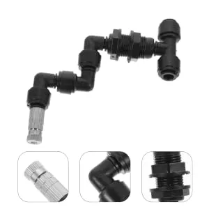 BCOATH Mister Nozzles 3pcs Garden Spray Head Universal Spray Nozzle Tank Watering Tool Moss Misting Sprayer Head 10X9X2CMx3pcs Blackx3pcs - product information 1