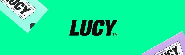 LUCY Nicotine Gum 4mg 30 Count Sample Pack Mint Mango Berry Citrus - Quit Smoking Aid Reduce Withdrawal Symptoms Fight Cravings Discreet 3 Packs ( 10 Counts Each Pack ) - LUCY Nicotine Gum Banner 1