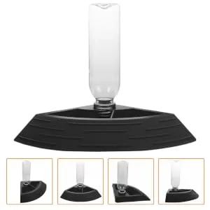 BUGUUYO Turtle Drinker Lizard Water Bowls Automatic Lizard Waterer Pet Food Feeder Reptile Reptisoil Plastic 17X17X3.5CM Black - product information 5