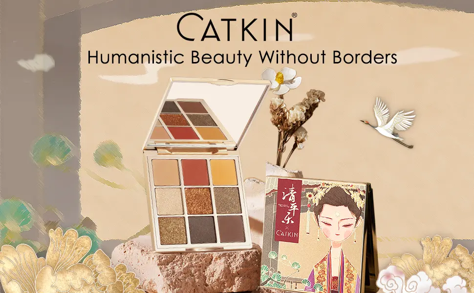 CATKIN 9 Colors Natural Eyeshadow Palette Glitter Matte Nude Eye Shadows Makeup High Pigmented Eyeshadow Kit 14.4 Grams (C09) - product information 1