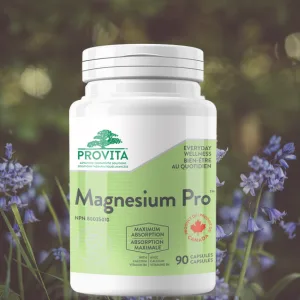 Provita Magnesium Pro - Advanced formulation featuring 4 forms of magnesium vitamin B6 and coral calcium. - Bio-available Vegan Blend (90 Capsules) - product information 6