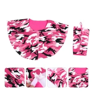 SEWOART 2pcs Parrot Anti- Scratch Shoulder Protector Scratch Shawl Cat Rosy Cotton 60x48cm Rosy - product information 1