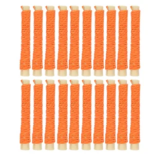 Pet Sweet Bamboo Sticks Rabbit Molar Sticks Promote Digestion 20pcs for Guinea Pig (Orange) - product information 2