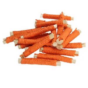 Pet Sweet Bamboo Sticks Rabbit Molar Sticks Promote Digestion 20pcs for Guinea Pig (Orange) - product information 6
