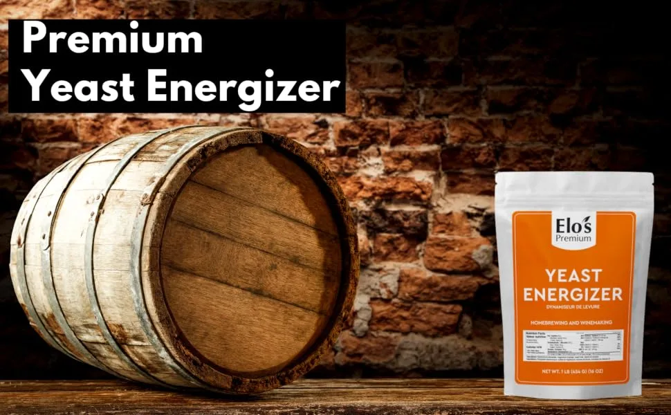Yeast Energizer (1lb) | Packed in Canada| Nutrient Booster Improve Fermentation| Used for Homebrewing and Winemaking| by Elo s Premium - yeast energizer