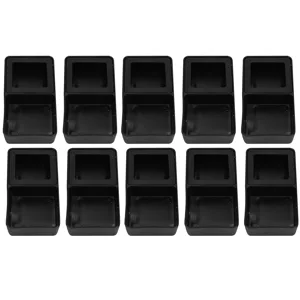 10Pcs Reptile Feeder Dish Amphibians Double Food Water Bowl Anti-esHate Worm Feeding Basin for Tortoise Gecko Snakes Lizard Spider - product information 2