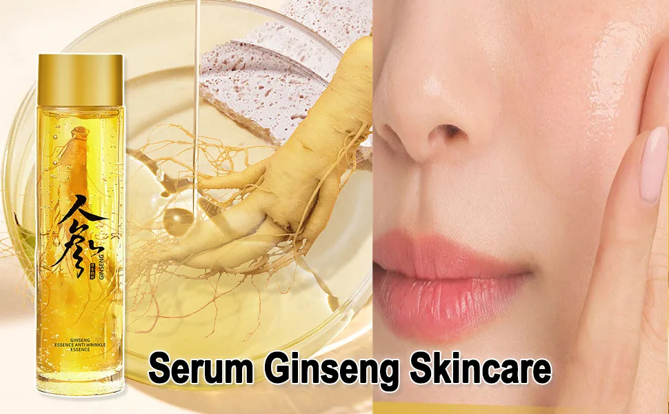 Ginseng Extract Liquid Ginseng Essence Water Anti Aging Serum Ginseng Serum Firming Sagging Skin And Reducing Fine Lines Essence (2PCS) - ginseng serum