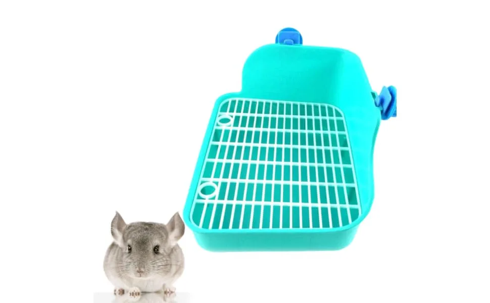 BESPORTBLE Rabbit Potty Trainer Hamster Cage Green Rabbit Potty Pan Ferret Potty Trainer Guinea Pig Bedding - product information 2