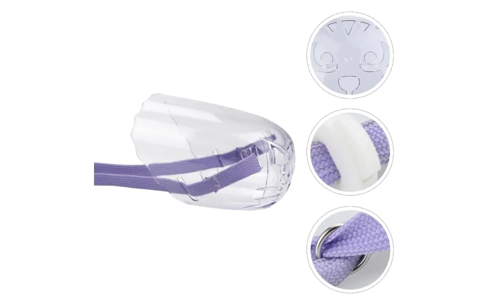 BESPORTBLE 4pcs Cat Muzzle Transparent Muzzle Cat Muzzle Cat Head Muzzle Dog Muzzles Pp - product information 2