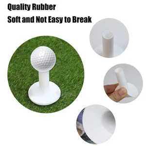 FINGER TEN Golf Rubber Tees Driving Range Value 5 Pack, Mixed Size or 5 Same Size for Practice Mat Mixed Pack(1.5, 2.25, 2.75, 3, 3.13) - golf rubber tee