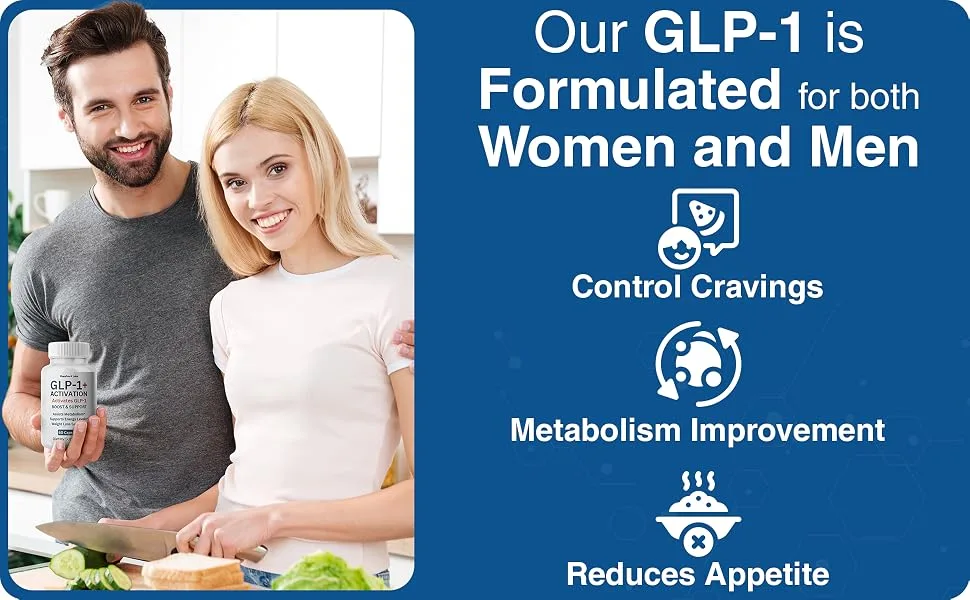 GLP-1 supplement for weight loss Activates and Boost Natural GLP Production - 60 Capsules (30 Servings) - glp 1