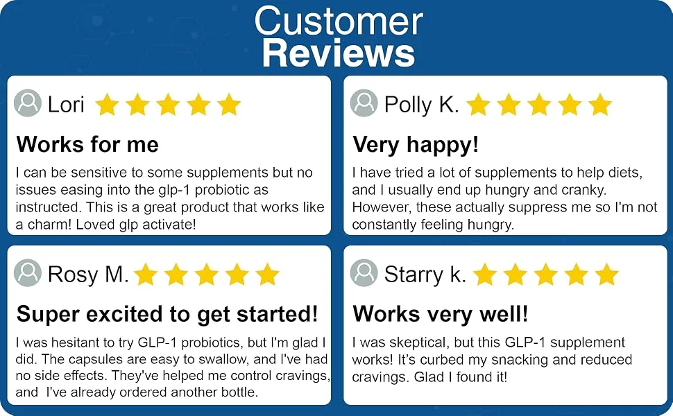GLP-1 supplement for weight loss Activates and Boost Natural GLP Production - 60 Capsules (30 Servings) - GLP Reviews