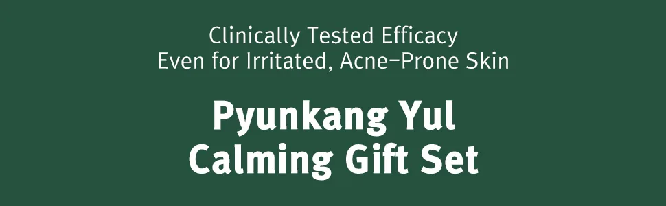 PKY Calming Line Gift Set - Clinically Tested Efficacy Even for Irritated, Acne-Prone Skin