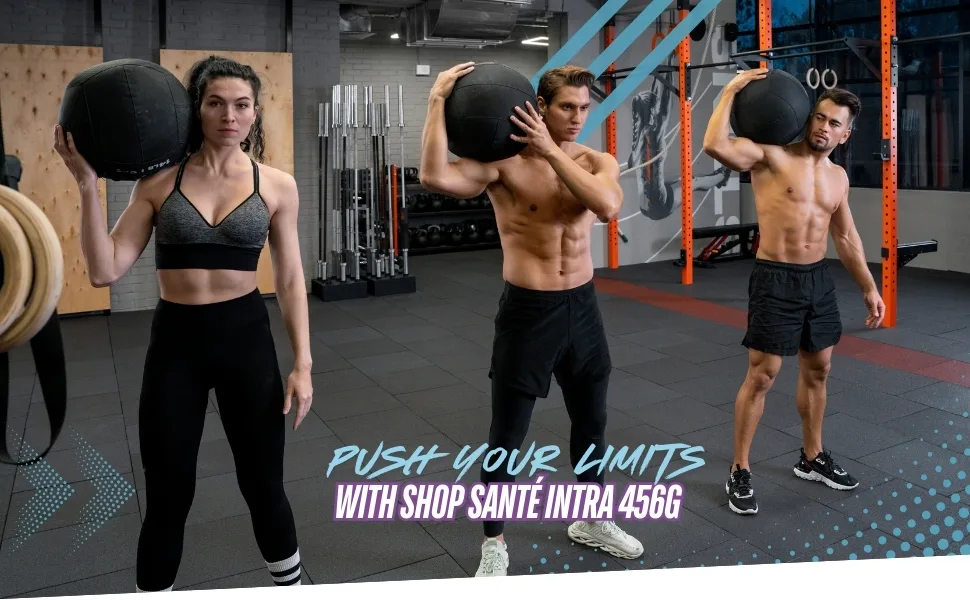 Shop Sante Intra Workout Plus - EAA + BCAA Powder - 30 Servings Essential Amino Acids Drink Supplements for Hydration Endurance & Muscle Recovery - 8g EAAs Electrolytes - Snow Cone - Intra Work Out