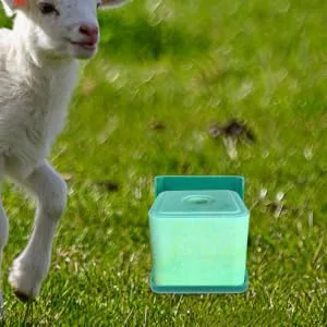 FUNOMOCYA 2pcs Salt Brick Stand for Sheep Feed Pan Livestock Salt Feeder Pp Poultry Cattle and Sheep - product information 2