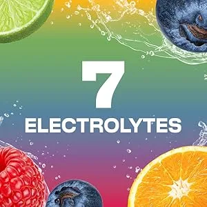 Cwench Electrolyte Hydration Rainbow Swirl Drink Mix 45 Servings 315g Rainbow Swirl 315g (Pack of 1) - 7 Electrolytes