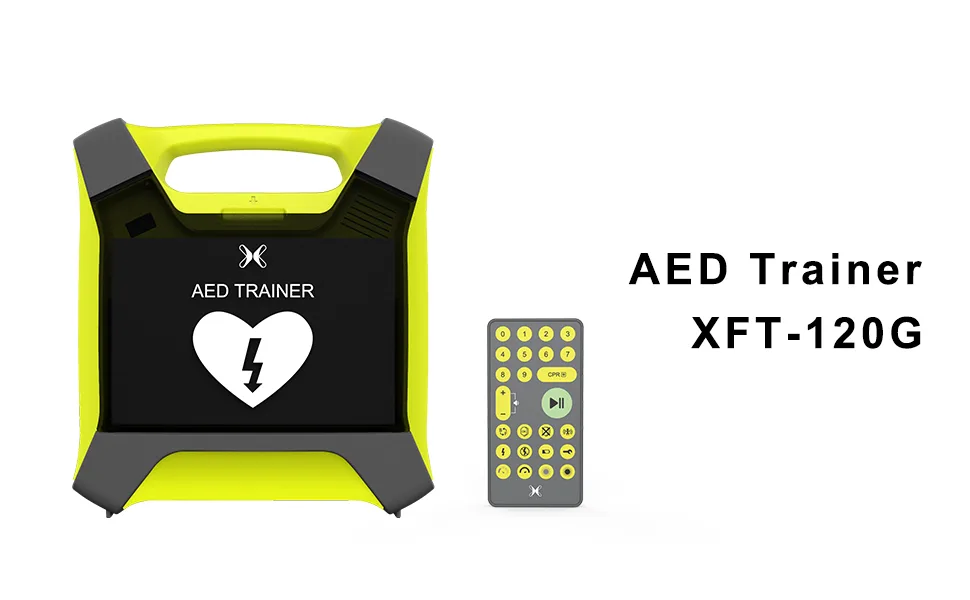 AED Trainer XFT Professional AED Training Kit CPR Training Equipment Training Device Automatic External Defibrillator Simulator for First Aid Trainee Beginner(XFT-120G) - product information 1