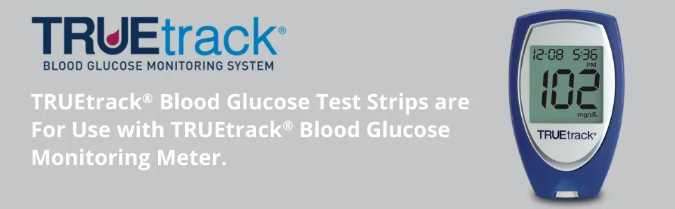 TRUETRACK Test Strips 50ct (Pack of 4) - TRUEtrack test strips work with Truetrack meter