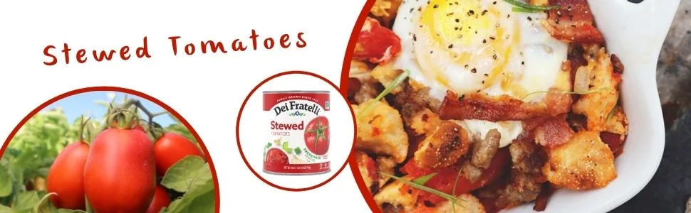 Dei Fratelli - Stewed Tomatoes - 28oz - 6 pack - Stewed Tomatoes