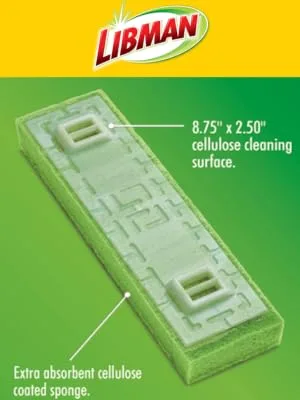 Libman 3105 Scrubster Mop Refill (Pack of 3) - Libman 3105