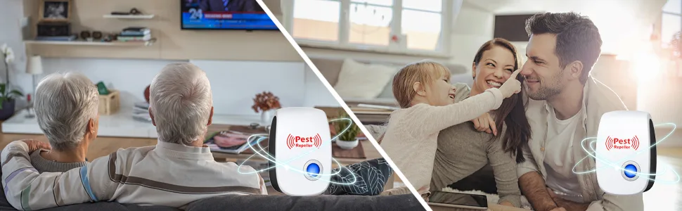 Ultrasonic Pest Repeller 6 Packs,Electronic Plug in Sonic Repellent pest Control for Insects Roaches Ant Mice Bugs Mouse Rodents Mosquitoes Spiders - product information 4