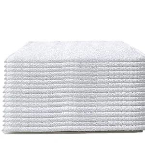 Simpli-Magic 79171 Terry Towel Cleaning Cloths, Pack of 50 , Standard , White 12"x12" Cleaning Cloths - product information 1