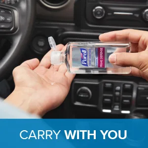 Purell Prime Defense Advanced Hand Sanitizer, Essential Protection, 12 fl oz Pump Bottles (Pack of 4) - 3699-06-EC2 - on the go, kill germs on the go, best sanitizer, sanitizer on the go, purell on the go