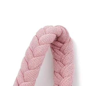 Pacifier Clip Holder for Boy and Girl Universal Handmade Braided Rope Paci Clip Easy to Use 4 Pack (White) - Pacifier clips