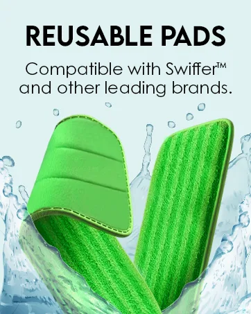 Microfiber Mop Pads 4 Pack - Reusable Washable Cloth Mop Head Replacements Best Thick Spray Wet Dust Dry Flat Velcro Attachment 18" Inch - Cleaning Refill Fits Bona, Bruce, Rubbermaid, Libman + More - reusable pads