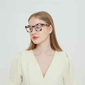 Bullabulling 3 pack Oprah style Spring hinge Readers Blue Light Blocking Computer Square Reading Glasses for Women Men Black/Tortoise/Blackpink 1.5 x - product information 7