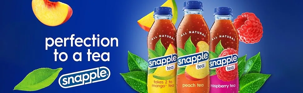 Diet Snapple Raspberry Tea, 16 fl oz recycled plastic bottle, 6 pack - Snapple Iced Tea
