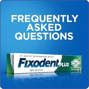 Fixodent Control Denture Adhesive Cream Plus Scope Flavor, 2 Oz, Pack of 6 - product information 11