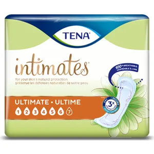 TENA Intimates Ultimate Absorbency Incontinence/Bladder Control Pad, Regular Length, 99 Count (Packaging May Vary) Ultimate Long 33 Count (Pack of 3) - TENA Intimates Ultimate Incontinence Pad