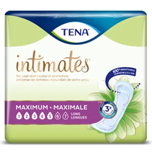 TENA Intimates Maximum Absorbency Incontinence/Bladder Control Pad for Women, Long Length, 117 Count (3 Packs of 39) - TENA Intimates Heavy Long Incontinence Pad, 39 Count
