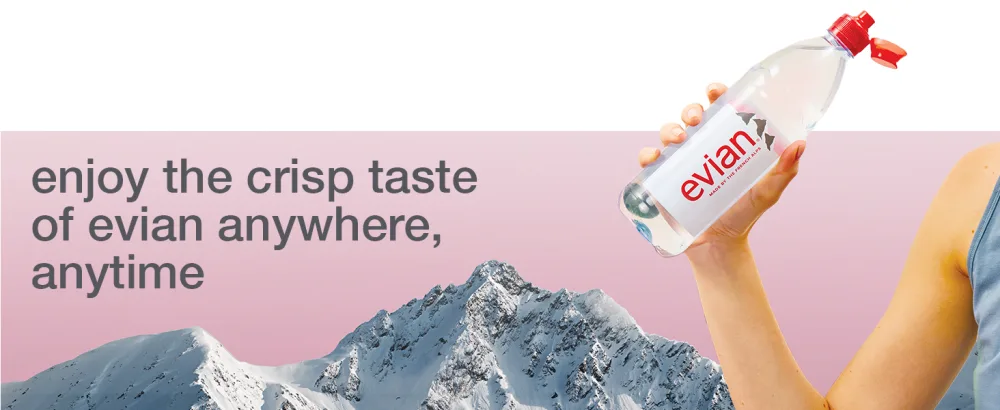 evian Natural Spring Water, Naturally Filtered Spring Water, Individual Bulk-Size Water Bottles, 50.72 Fl Oz (Pack of 12) - evian, bottled water, spring water, water bottle