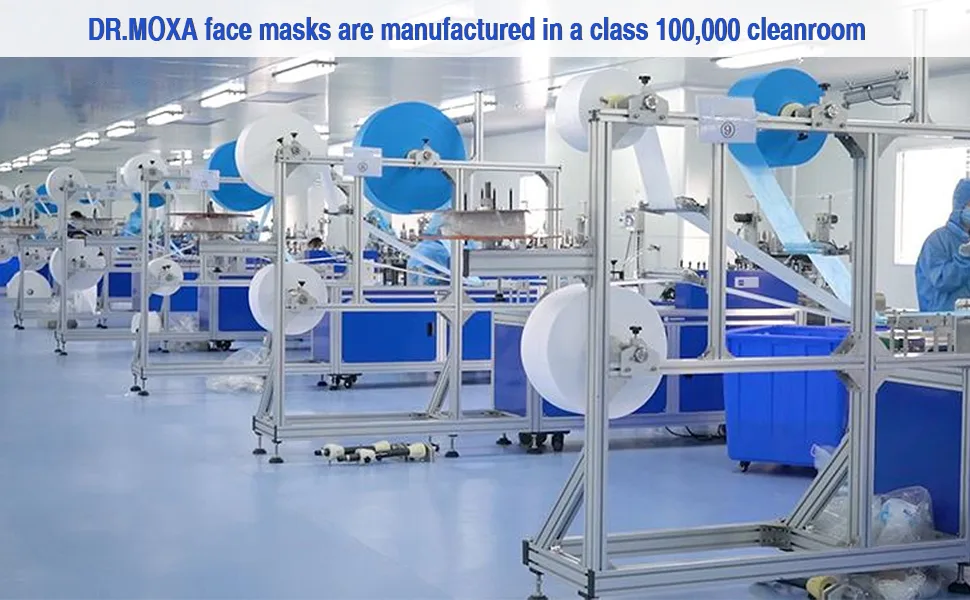 100 Pack Medical Disposable Face Masks for Protection, 3 Layers Safety Face Masks For Adults Daily Use - FACE MASK